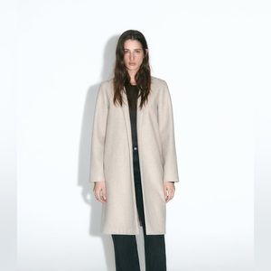 Tan Zara Coat Size S